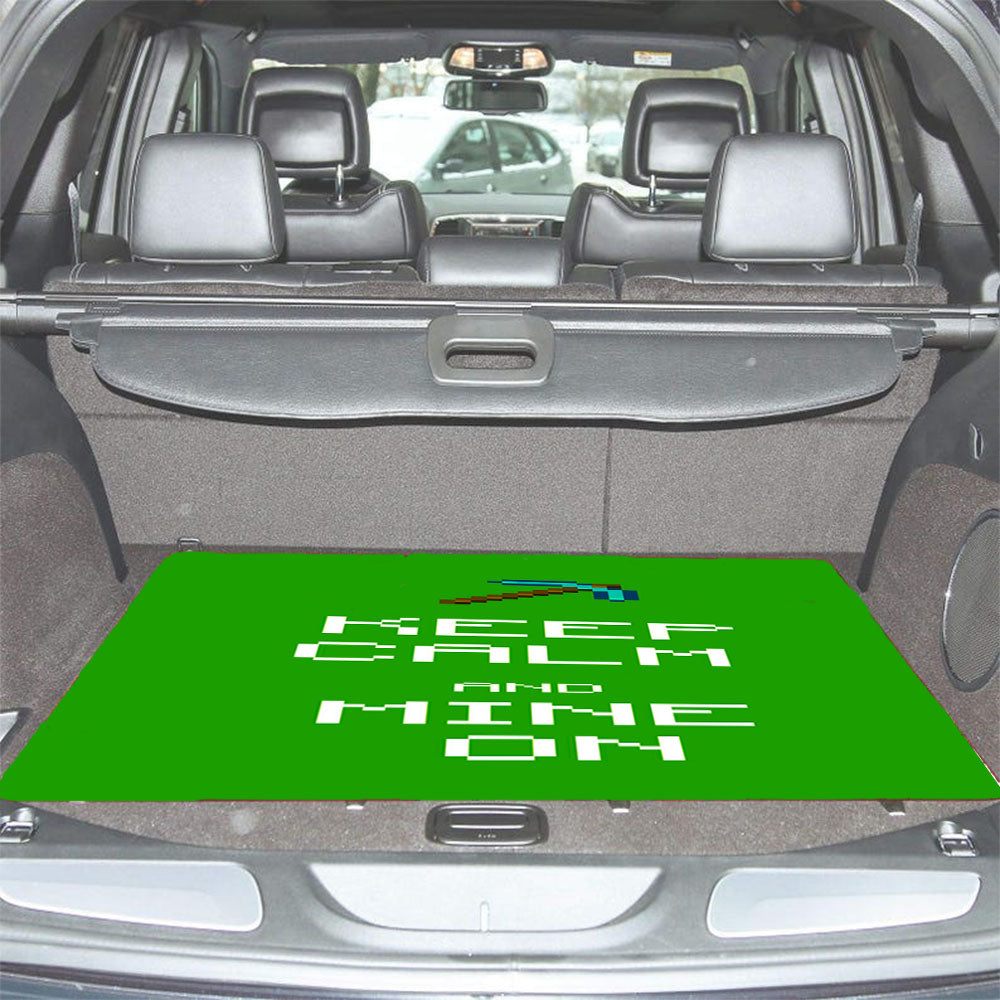 Keep Calm And Mine On Car Trunk Mat Non Slip