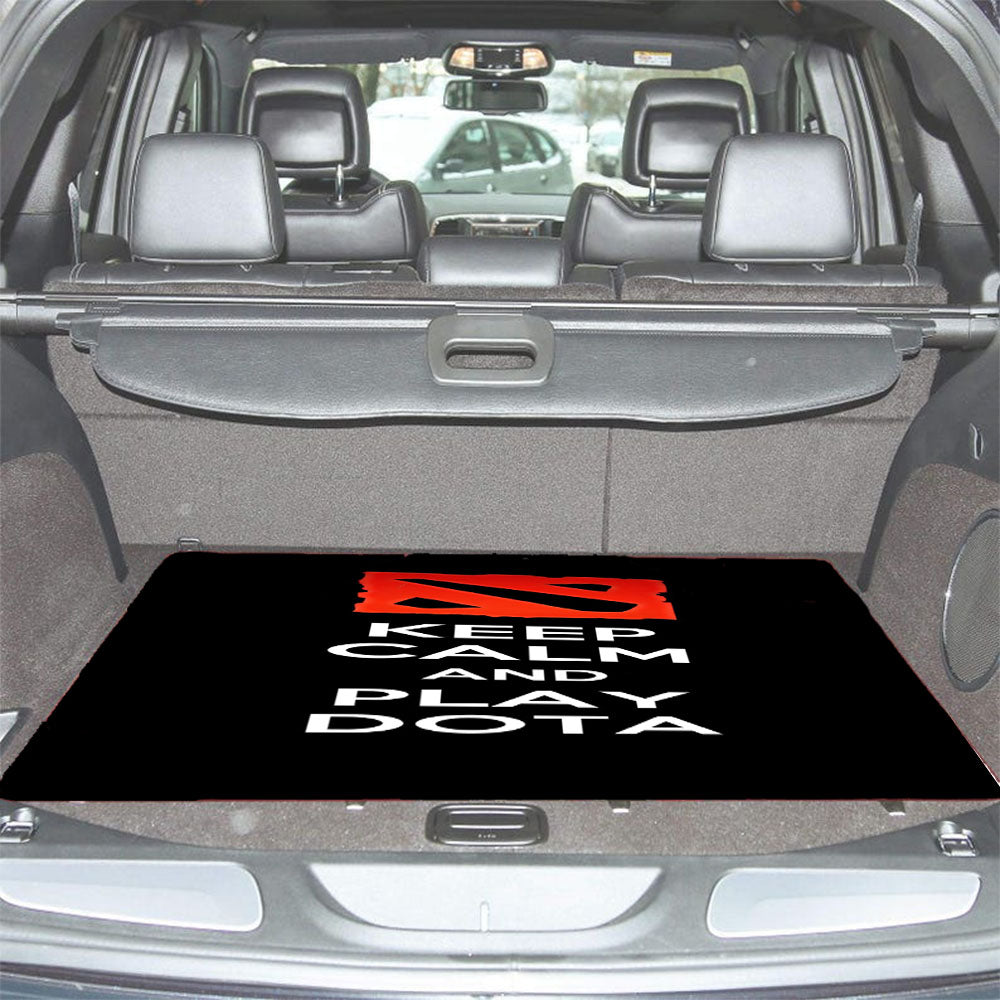 Keep Calm And Play Dota Car Trunk Mat Non Slip