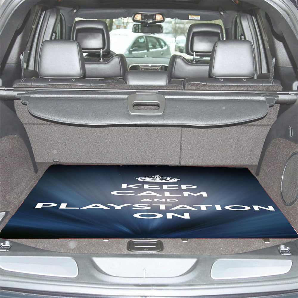 Keep Calm And Play Playstation Car Trunk Mat Non Slip