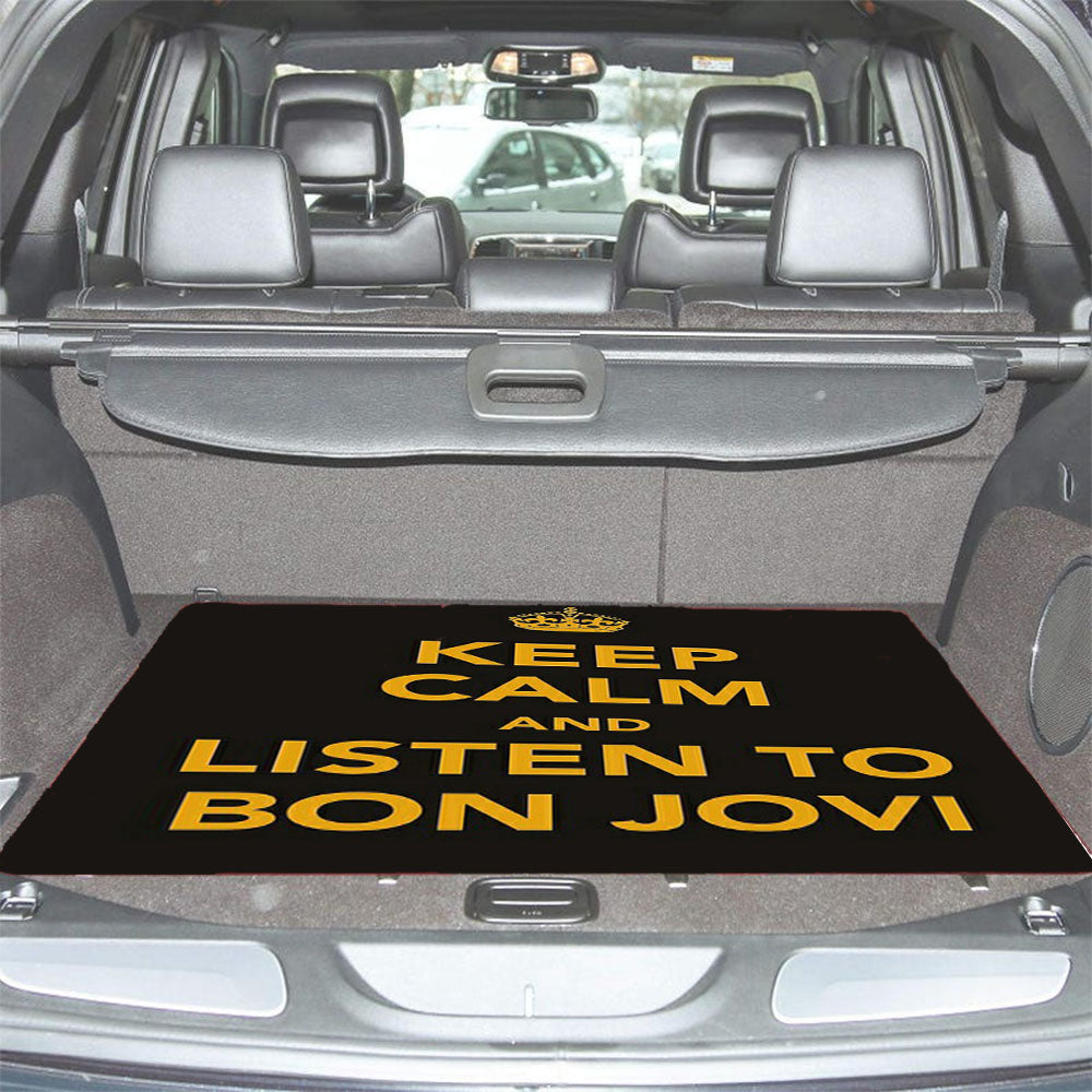 Keep Calm Bonjovi Car Trunk Mat Non Slip