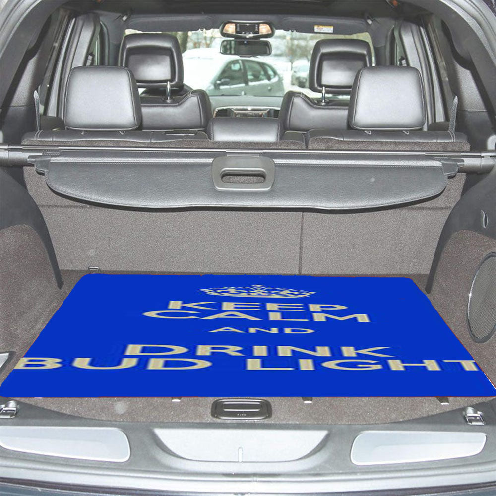 Keep Calm Drink Bud Light Car Trunk Mat Non Slip