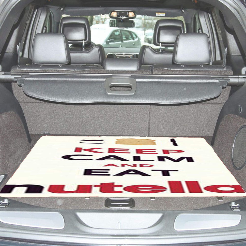 Keep Calm Eat Nutella Car Trunk Mat Non Slip