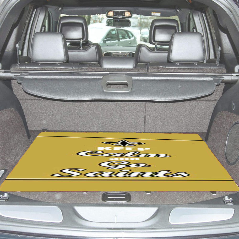 Keep Calm Go Saints Car Trunk Mat Non Slip