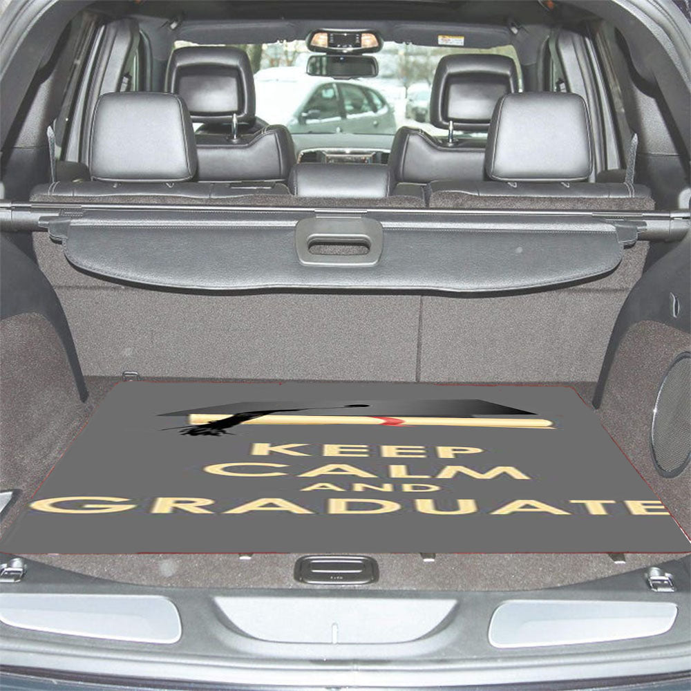 Keep Calm Graduate Car Trunk Mat Non Slip