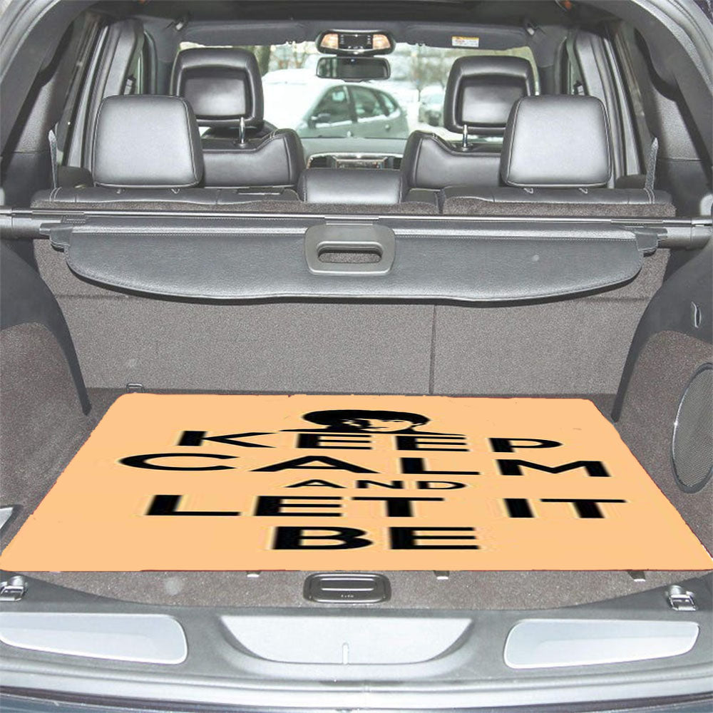 Keep Calm Let It Be Car Trunk Mat Non Slip