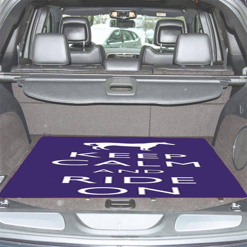 Keep Calm Ride On Car Trunk Mat Non Slip
