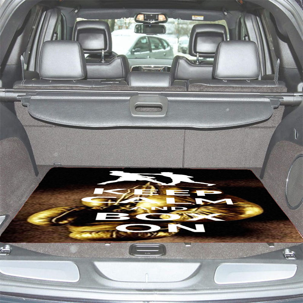 Keep Calm Wwe Boxing Gloves Car Trunk Mat Non Slip