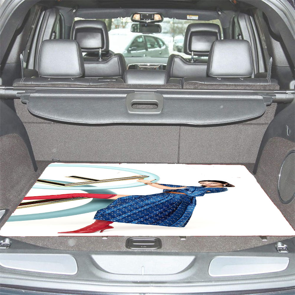Kendall Jenner Car Trunk Mat Non Slip
