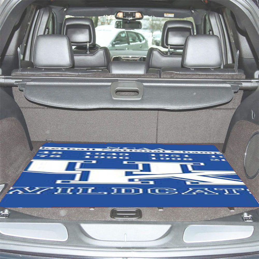 Kentucky Wildcars Championship Banner Car Trunk Mat Non Slip