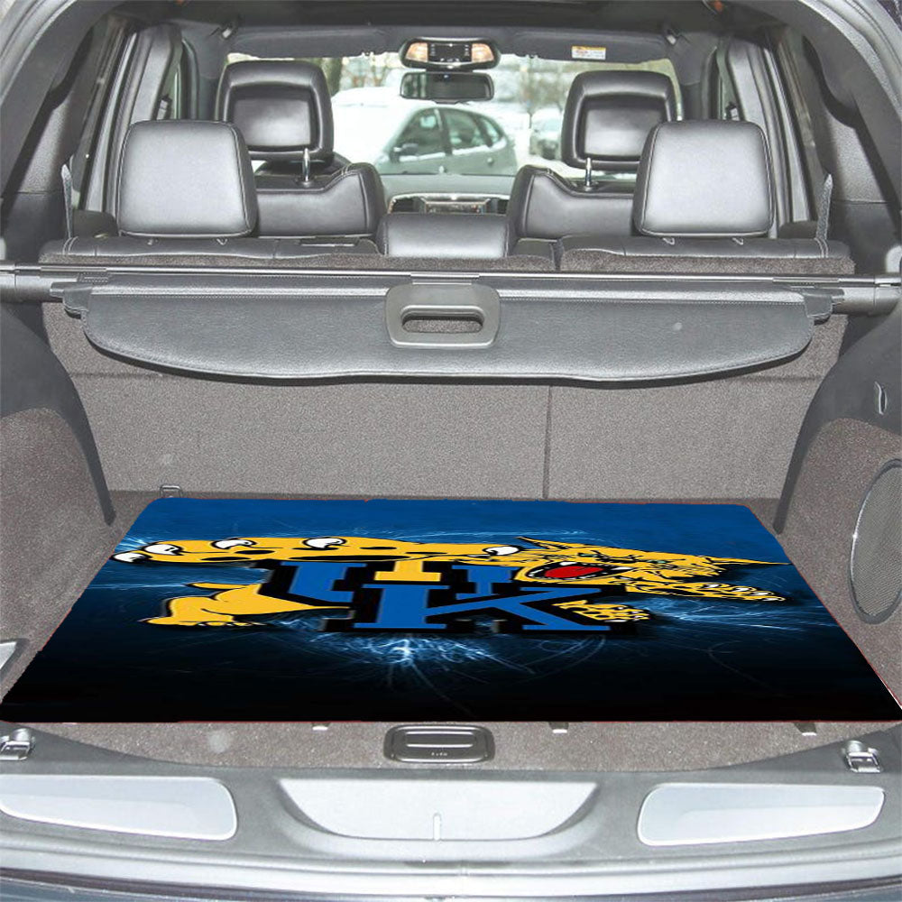 Kentucky Wildcats Football Car Trunk Mat Non Slip