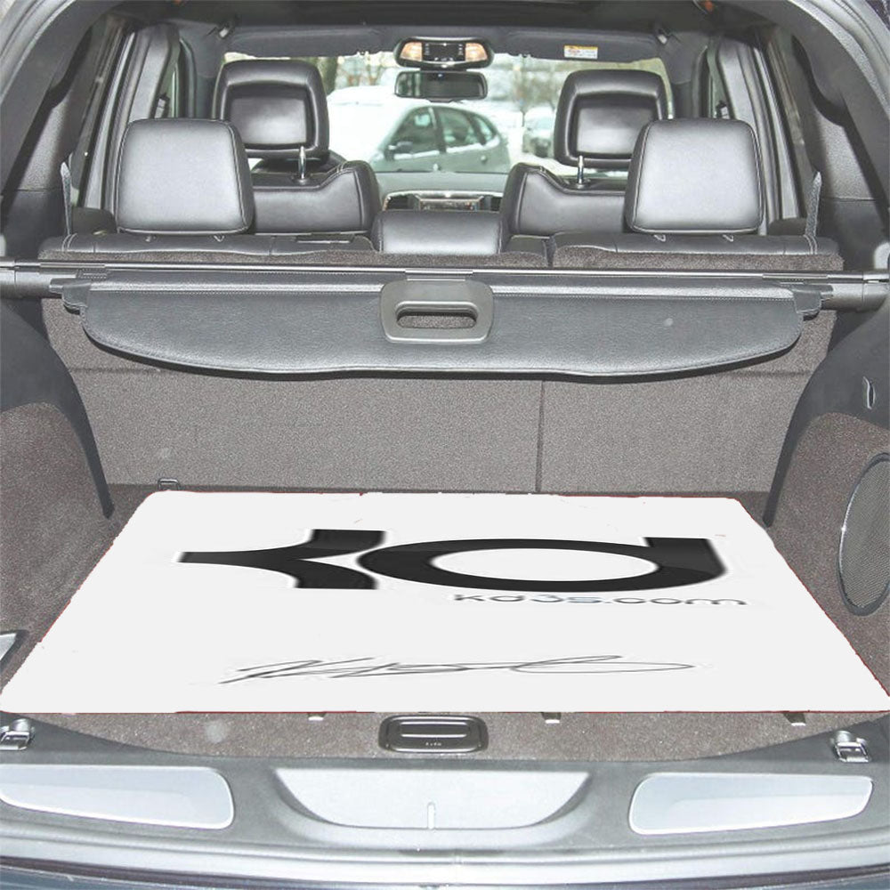 Kevin Durant Logo On Wht Car Trunk Mat Non Slip