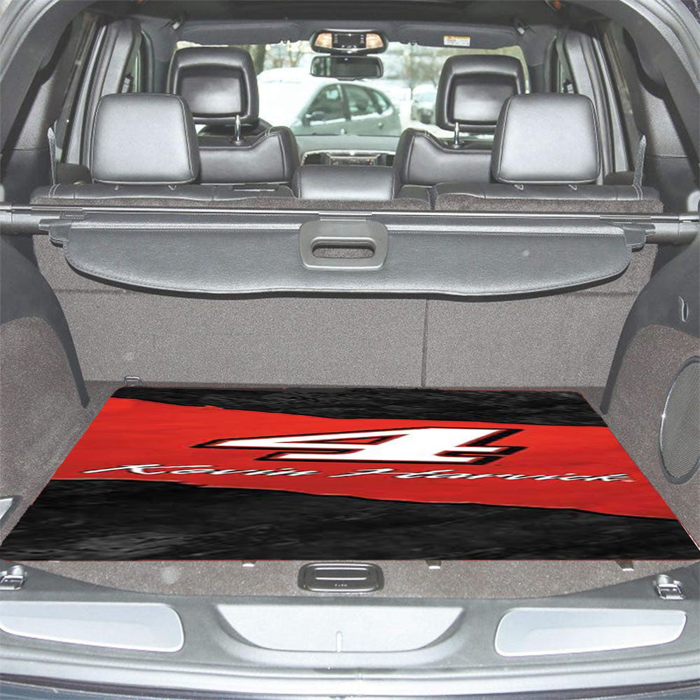 Kevin Harvick Red Strip Car Trunk Mat Non Slip