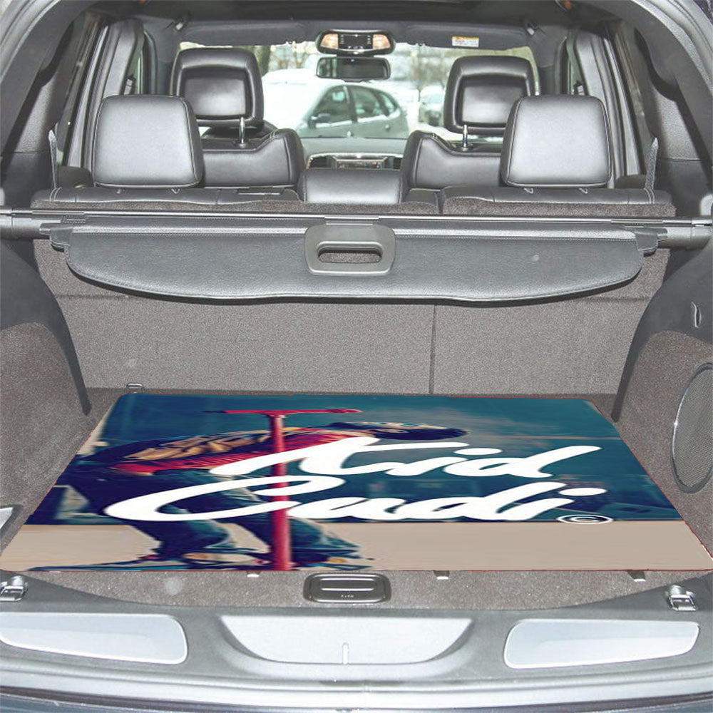 Kid Cudi Red Mike Car Trunk Mat Non Slip
