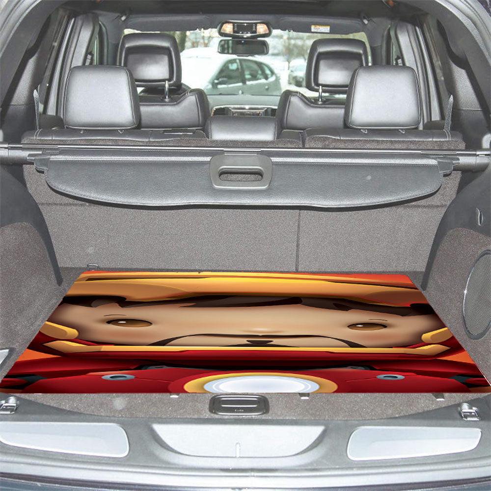 Kid Hero Iron Man Car Trunk Mat Non Slip