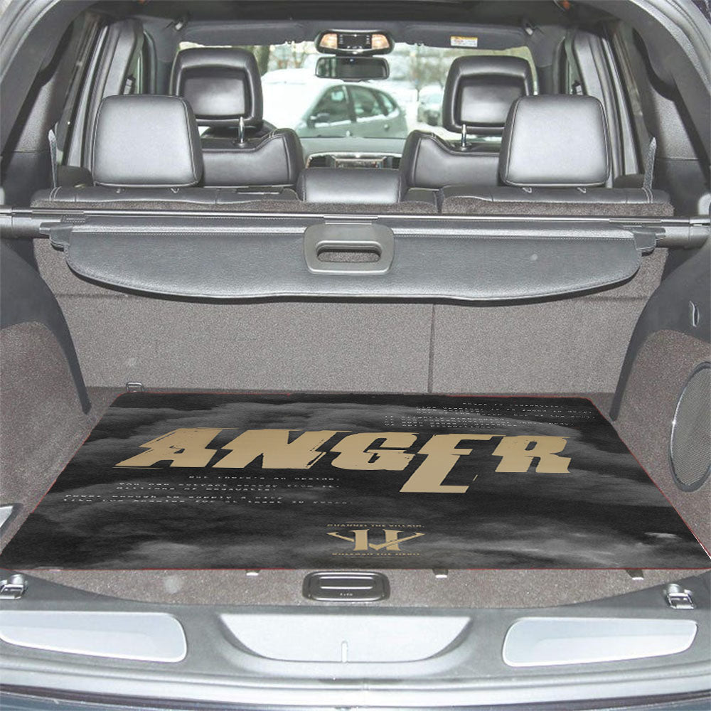 Kobe Bryant Anger Herovillain Car Trunk Mat Non Slip