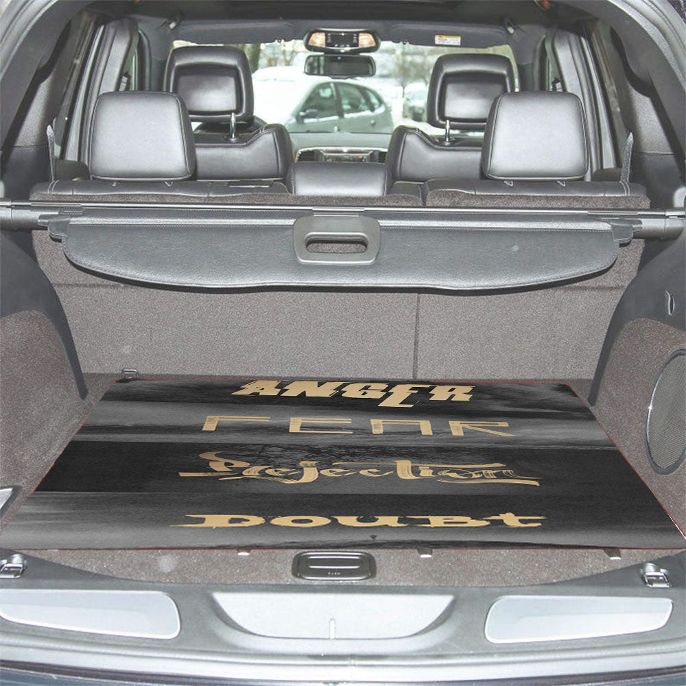 Kobe Bryant Herovillain Collage Car Trunk Mat Non Slip