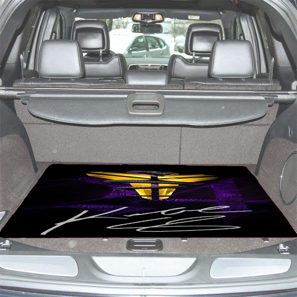 Kobe Bryant Nba Black Mamba Car Trunk Mat Non Slip