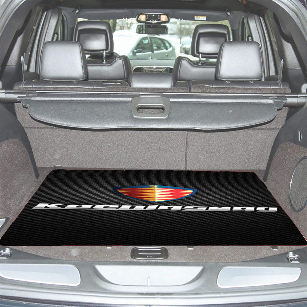 Koenigsegg Logo Car Trunk Mat Non Slip