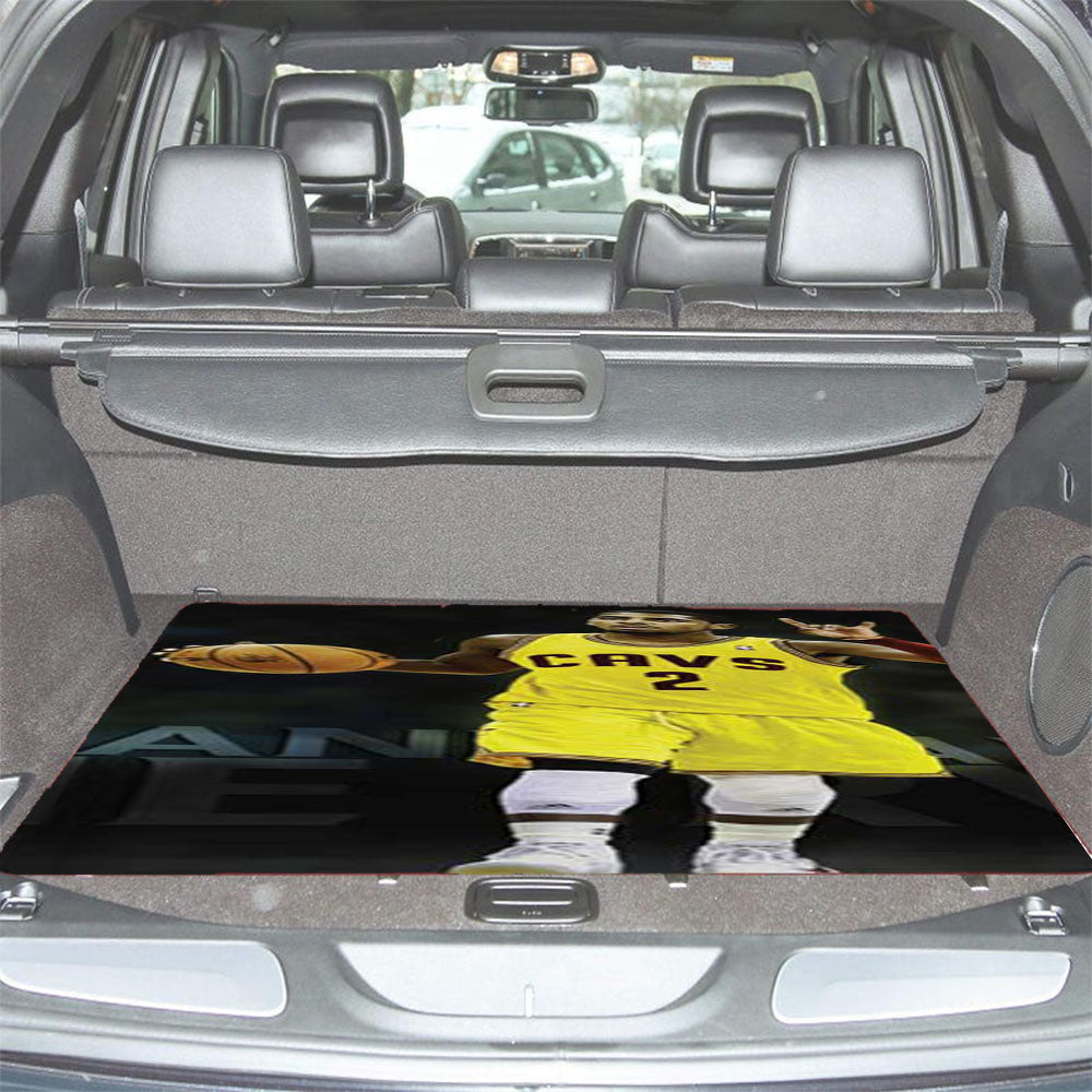 Kyrie Irving Horns Grey Car Trunk Mat Non Slip