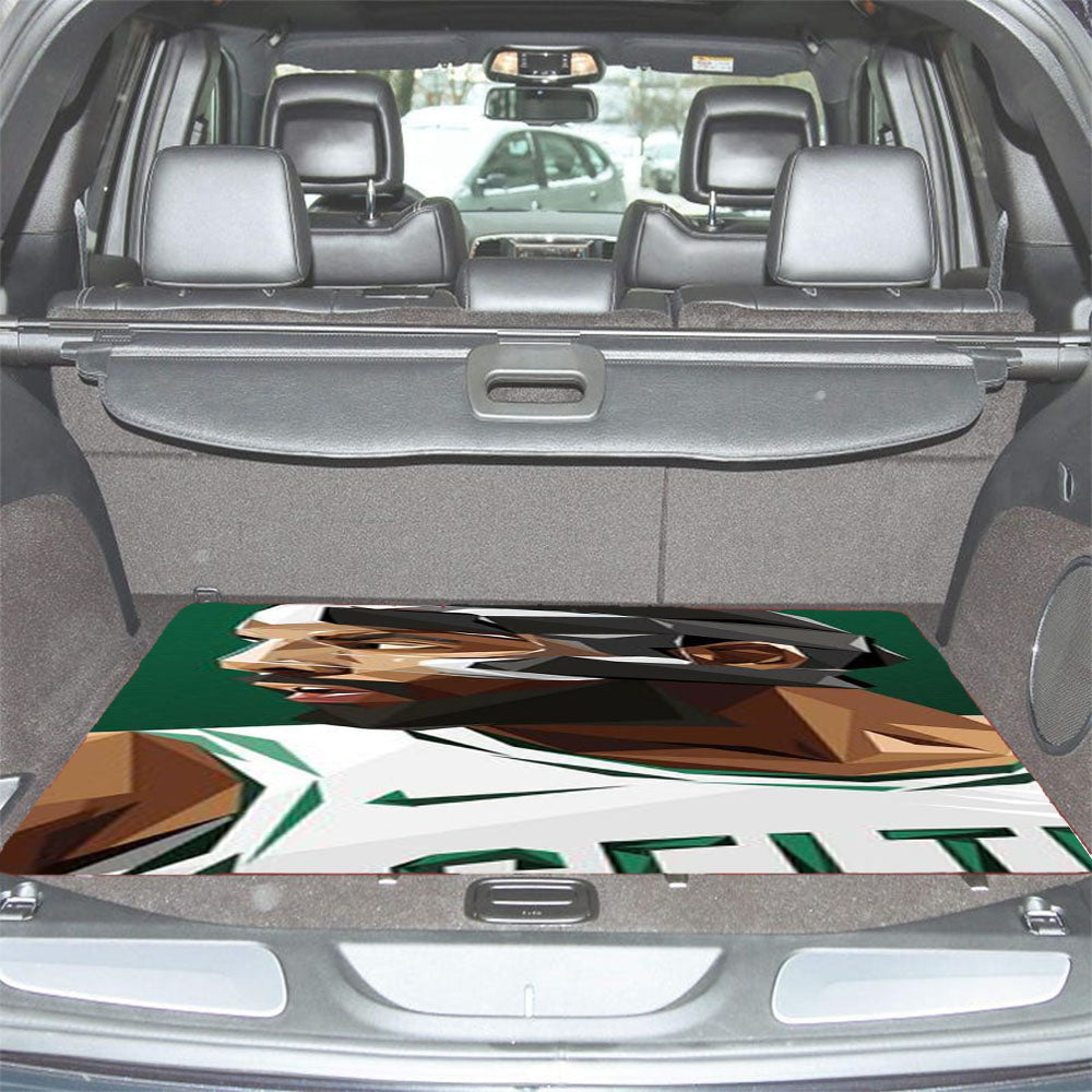 Kyrie Irving Mask Car Trunk Mat Non Slip