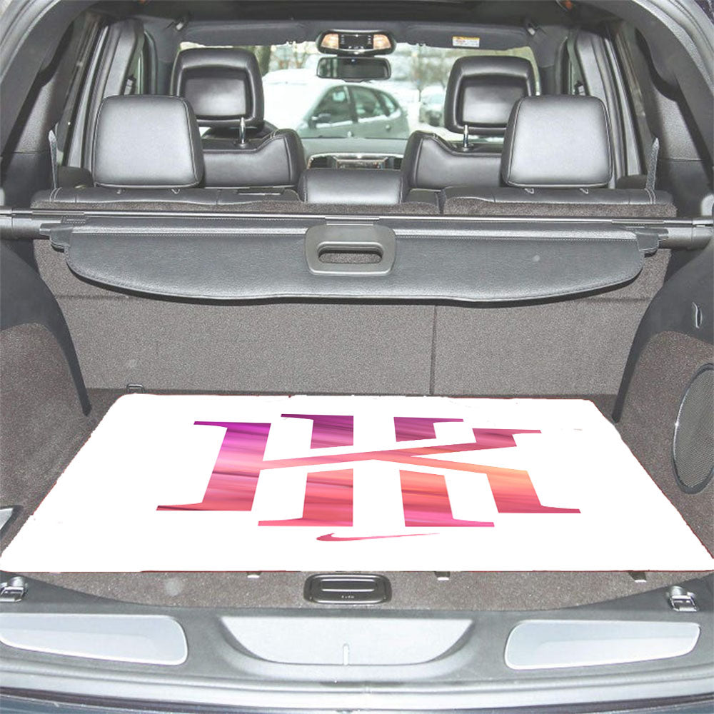 Kyrie Irving Nike White Pink Logo Car Trunk Mat Non Slip