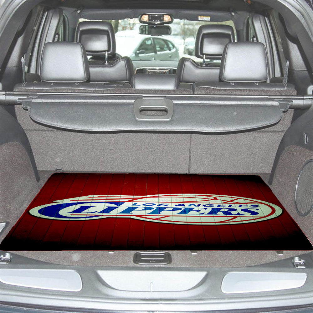 La Clippers Hardwood Car Trunk Mat Non Slip
