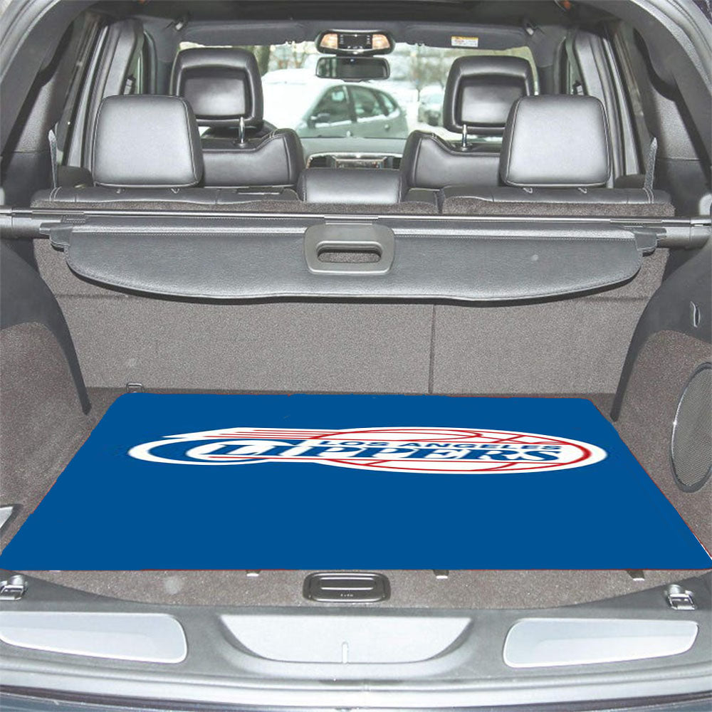 La Clippers Logo On Blue Car Trunk Mat Non Slip