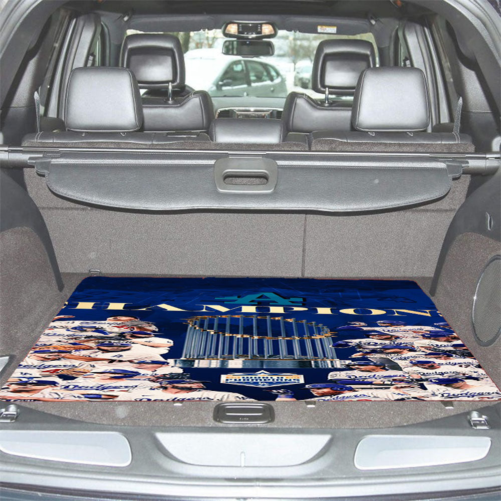 La Dodgers Champions Car Trunk Mat Non Slip