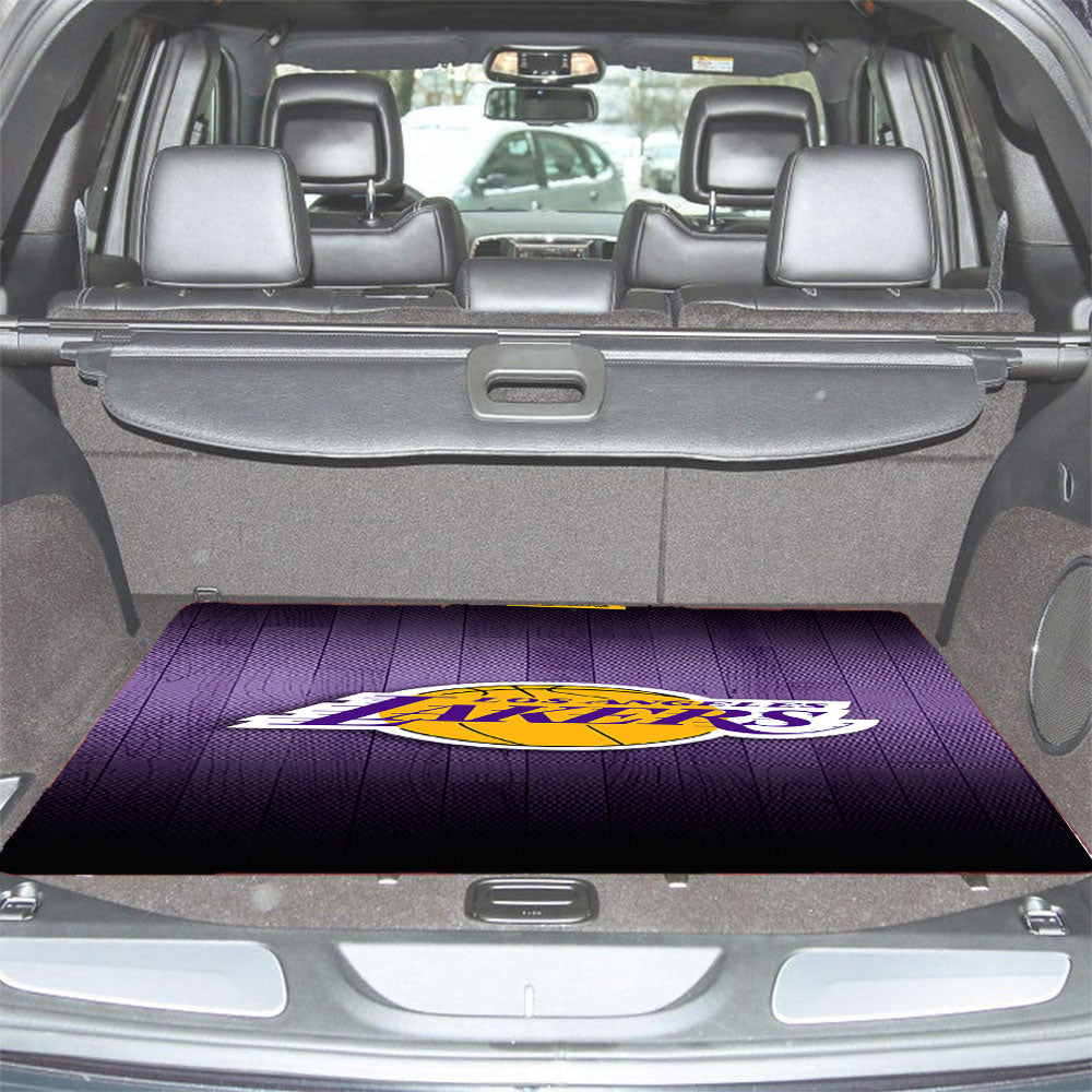 La Dodgers Logo Wooden Car Trunk Mat Non Slip