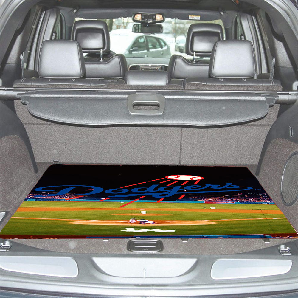 La Dodgers Stadium 1 Car Trunk Mat Non Slip