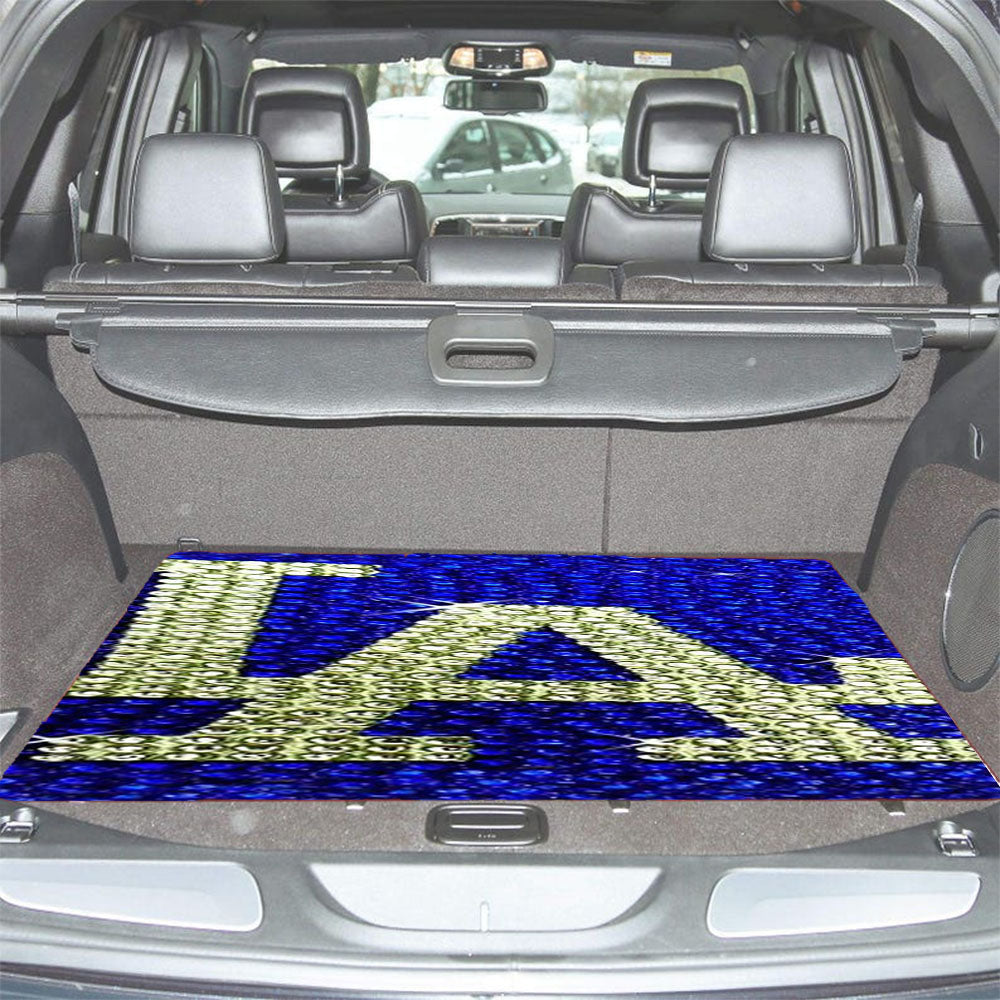 La Los Angeles Dodgers Diamond Car Trunk Mat Non Slip