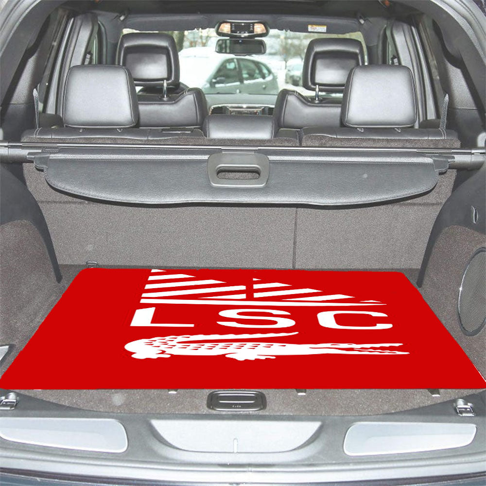 Lacoste Sailing Club Red Car Trunk Mat Non Slip