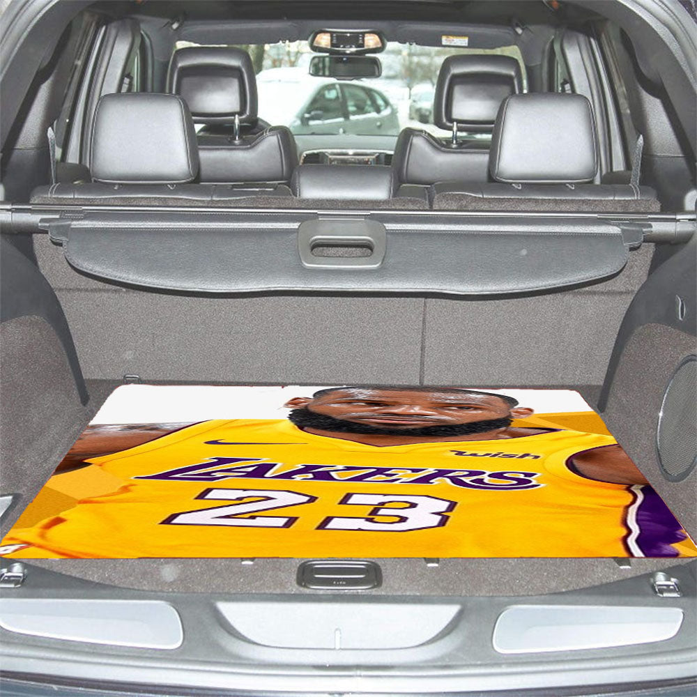 Lakers 23 Number La Car Trunk Mat Non Slip