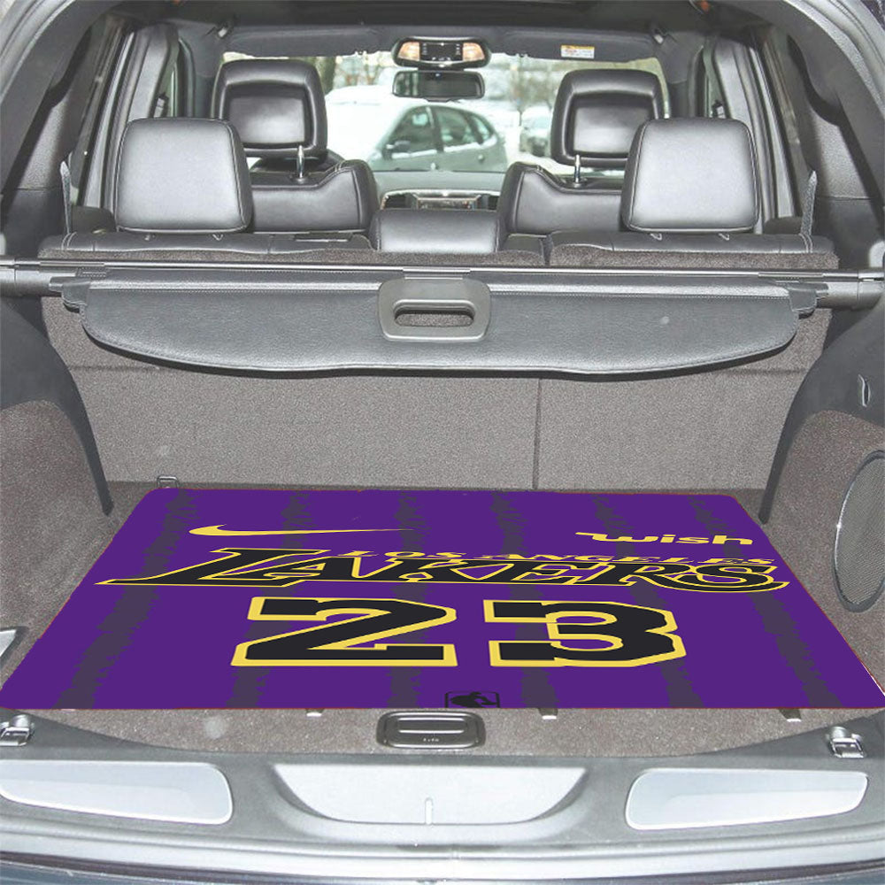 Lakers La 23 Legend Car Trunk Mat Non Slip