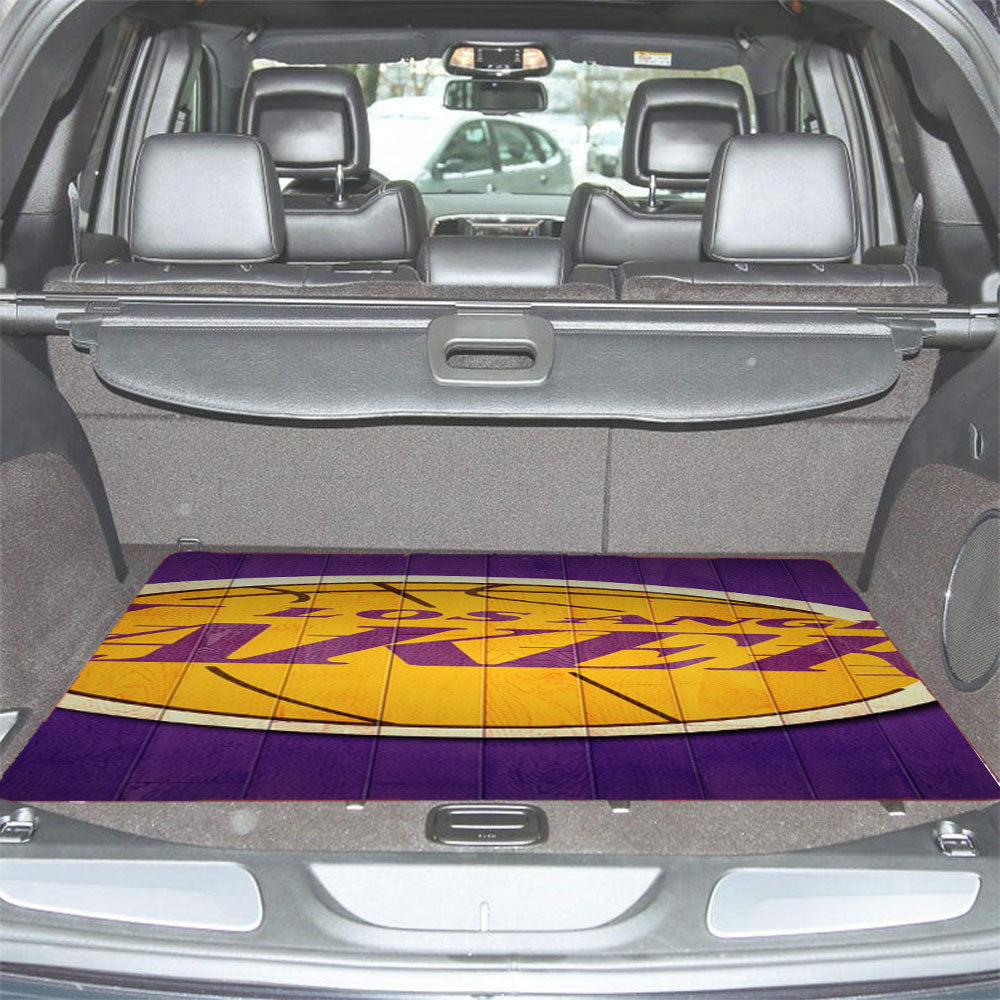Lakers Lo Angeles Basket Car Trunk Mat Non Slip