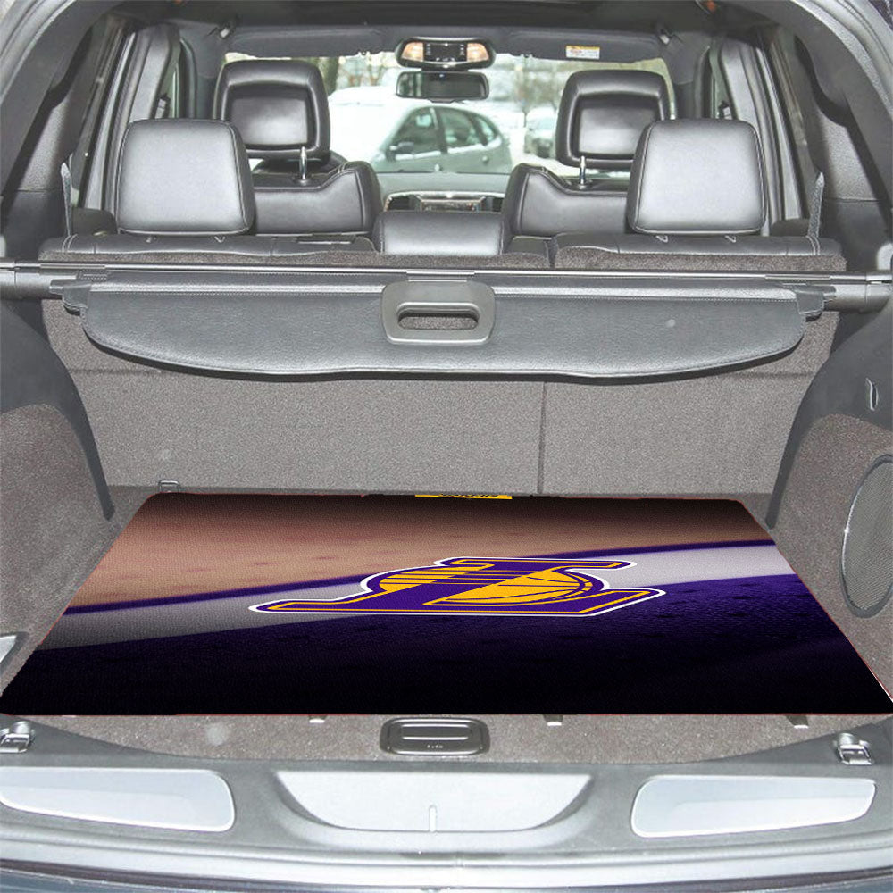 Lakers Logo Jersey Canvas Car Trunk Mat Non Slip