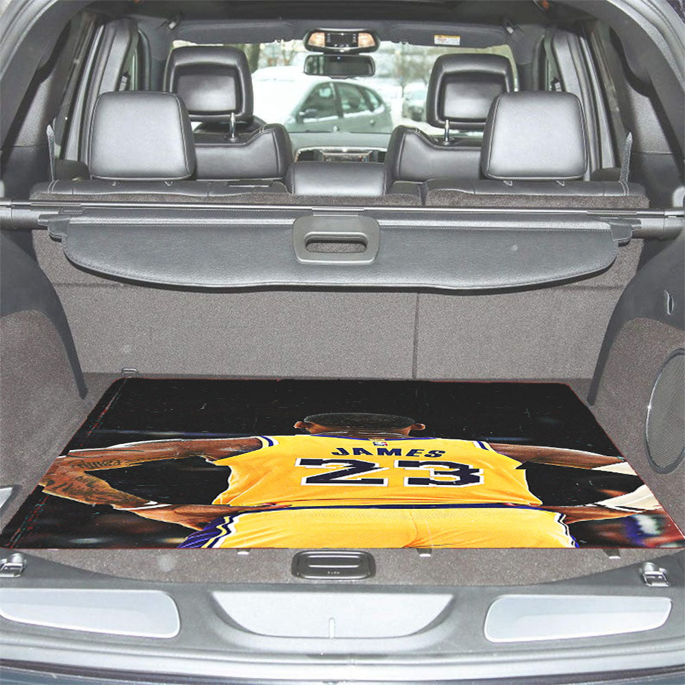 Lakers Nba Lebron James Car Trunk Mat Non Slip
