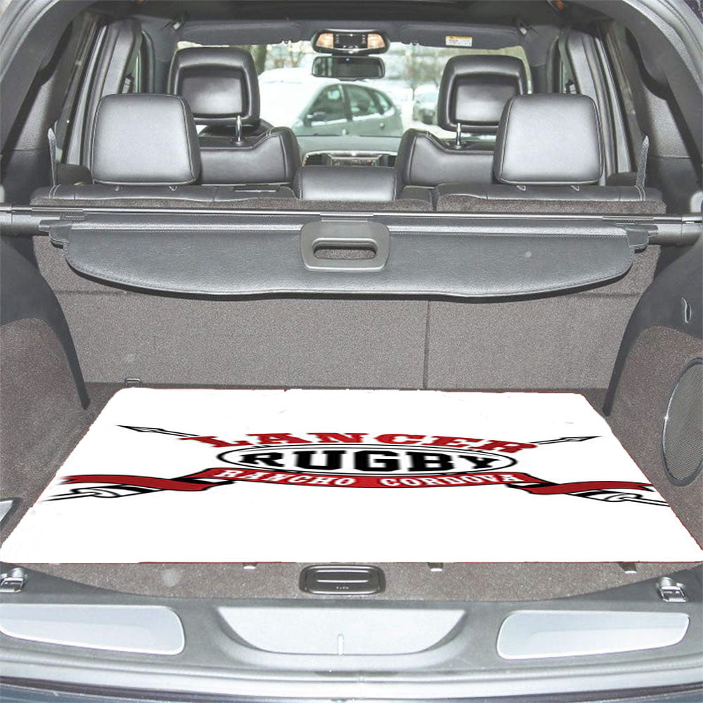 Lancer Rugby Logo Car Trunk Mat Non Slip