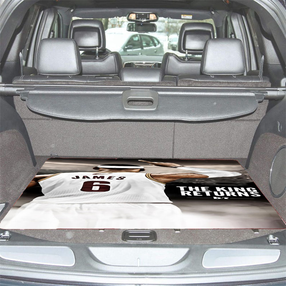 Lebron James Basket King Returns Car Trunk Mat Non Slip
