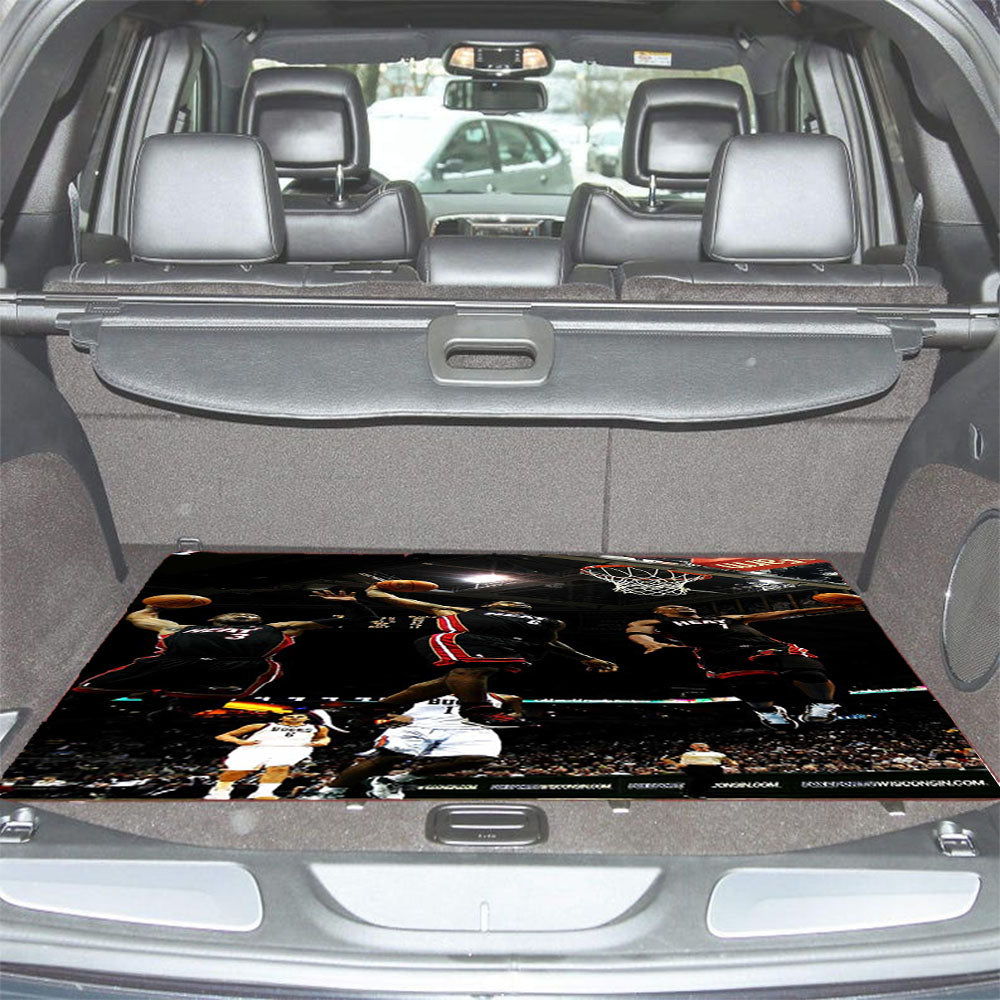 Lebron James Heat Dunk Car Trunk Mat Non Slip