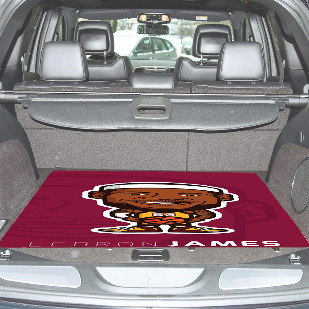 Lebron James Lakers Wallpaper Car Trunk Mat Non Slip