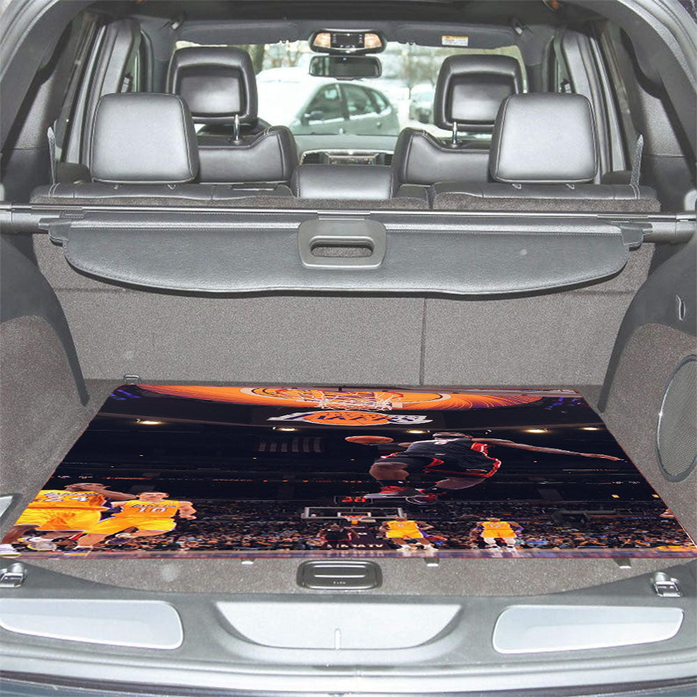 Lebron James Nba Basketball Dunk Car Trunk Mat Non Slip