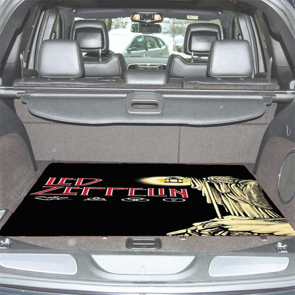 Led Zeppelin The Darkness Logo Car Trunk Mat Non Slip
