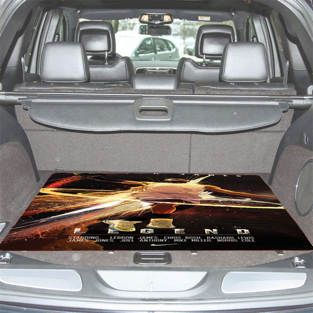 Legend Nba Lebron James Slam Dunk Car Trunk Mat Non Slip