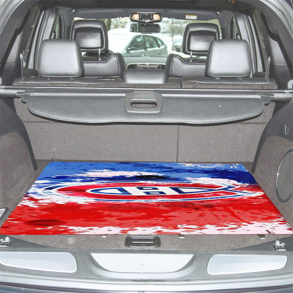 Logo Montreal Canadiens Car Trunk Mat Non Slip