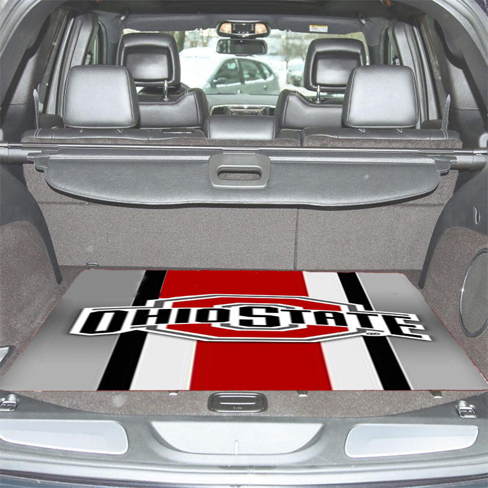 Logo Ohio State Buckeyes Car Trunk Mat Non Slip