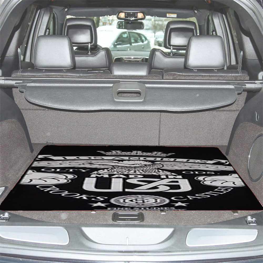 Los Angeles Crooks And Castles Car Trunk Mat Non Slip