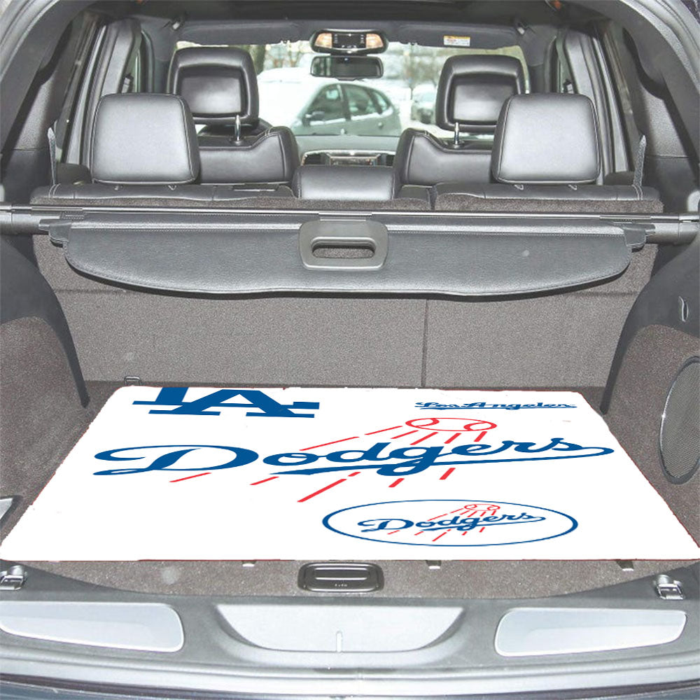 Los Angeles Dodgers All Logo Car Trunk Mat Non Slip