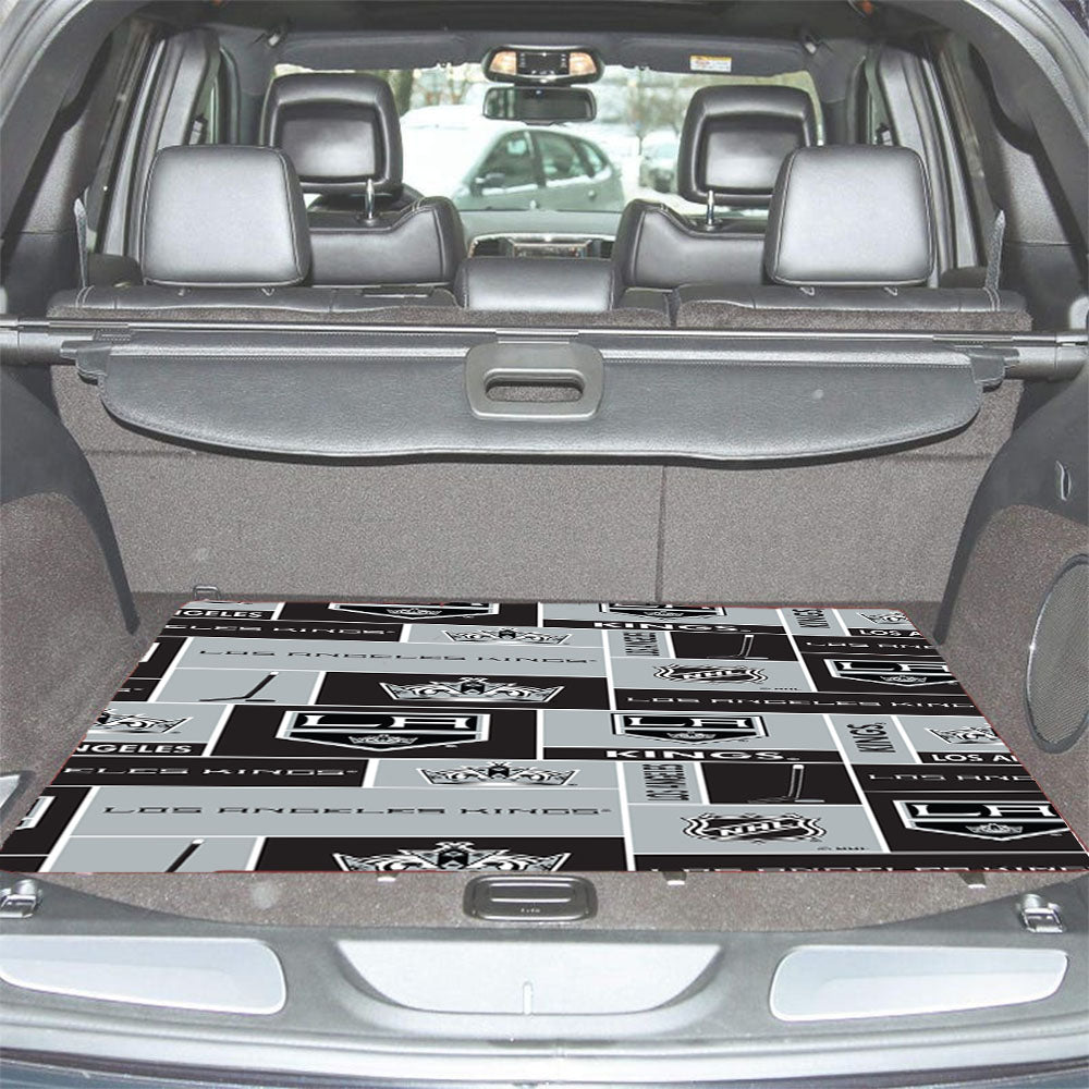 Los Angeles Kings Nhl Pattern Logo Car Trunk Mat Non Slip