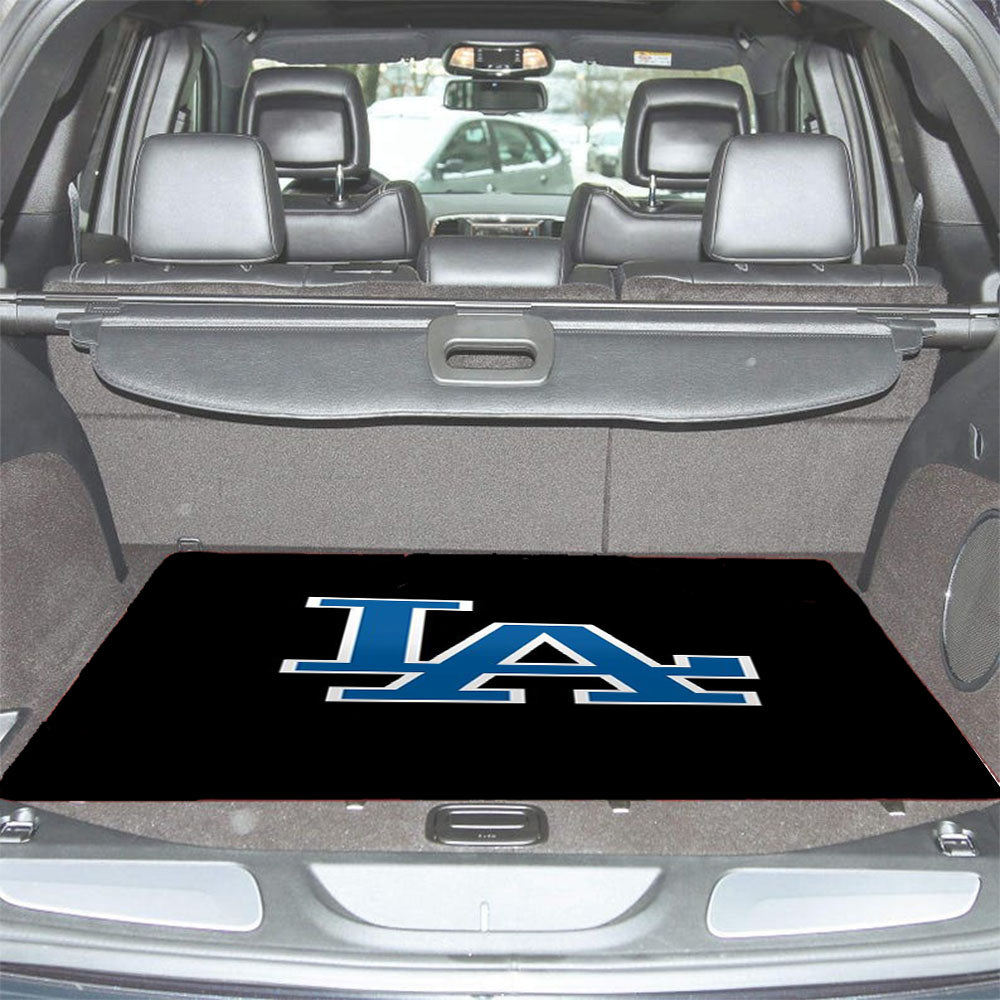 Los Angeles La On Black Car Trunk Mat Non Slip